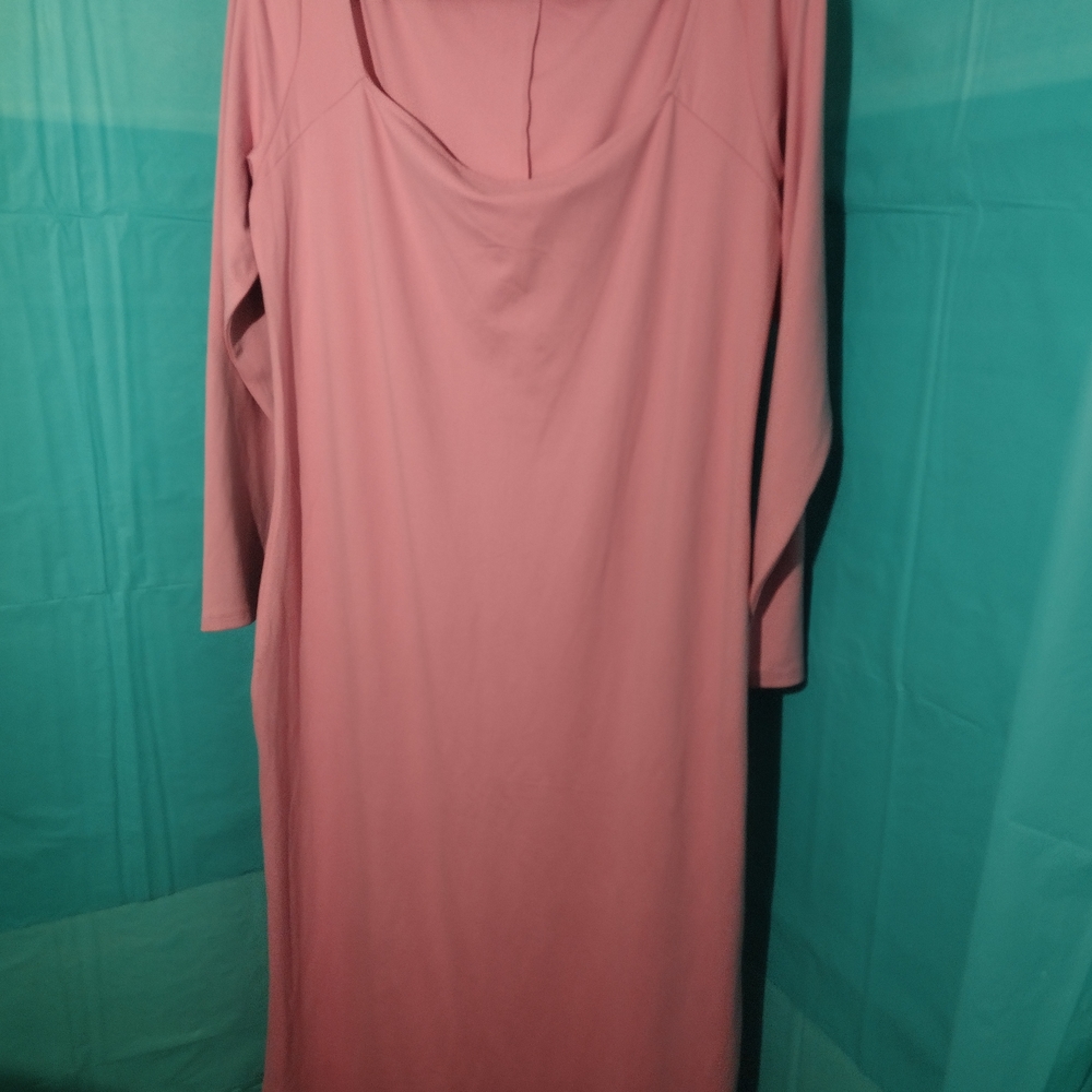 Wild Fable Long Sleeve Pink Dress